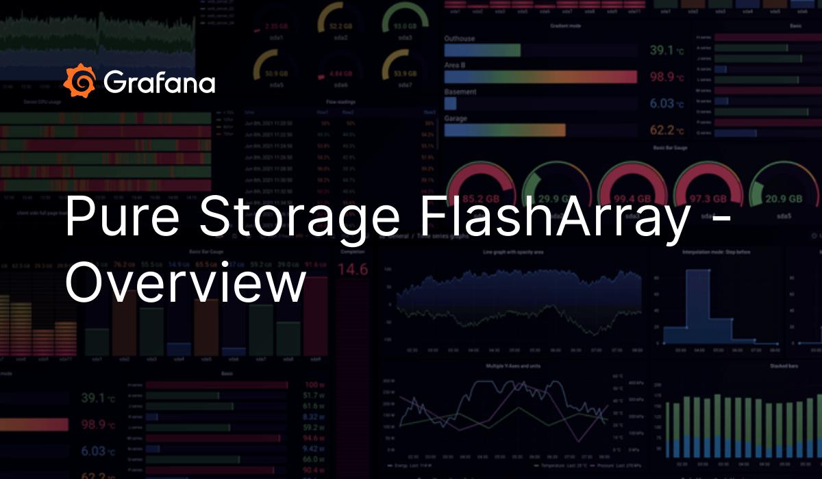 Pure Storage FlashArray Overview Grafana Labs